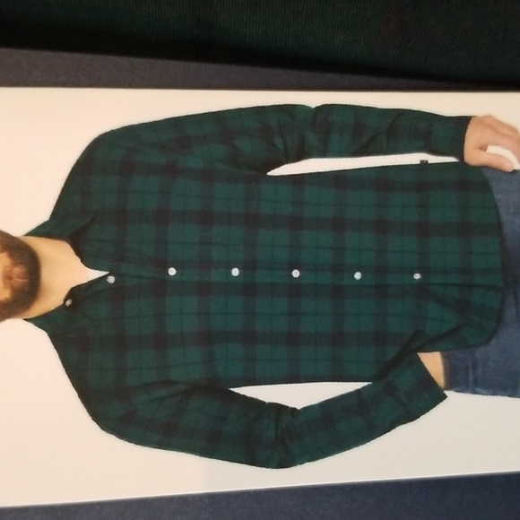 GAP woven button front plaid shirt NWT XXL - Picture 1 of 7